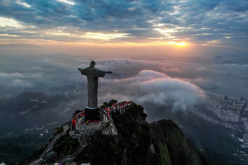 Cristo Redentor recebe corrida do circuito UpHill (foto: divulgação)