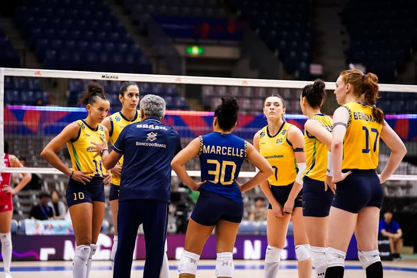 Brasil x França, pela terceira etapa da VNL feminina (foto: volleyballworld)