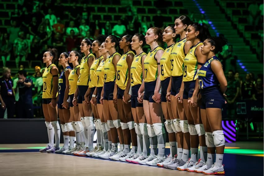 Brasil x Alemanha, pelas quartas de final da VNL feminina (foto: volleyballworld)
