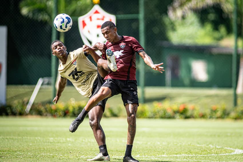 Jogo-treino do Vitória no Barradão (Foto: Victor Ferreira / EC Vitória)