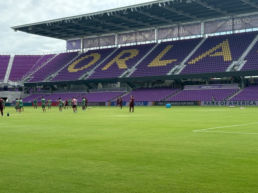 Treino do Fluminense para jogo com o Al Hilal, em Orlando (Foto: Sharon Prais / Lance!)