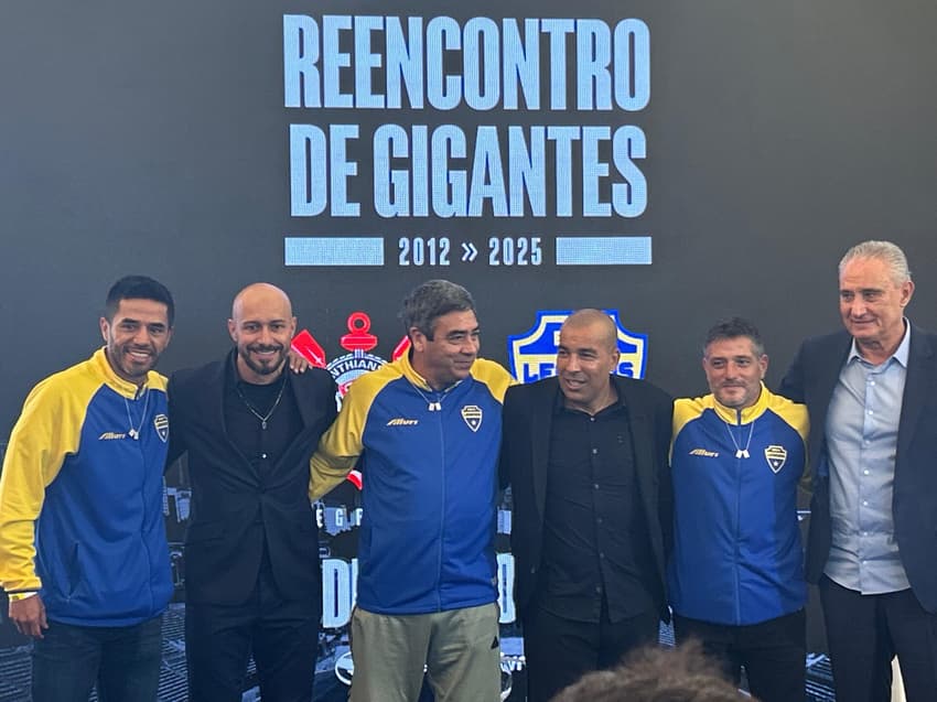 Reencontro de Gigantes Corinthans e Boca