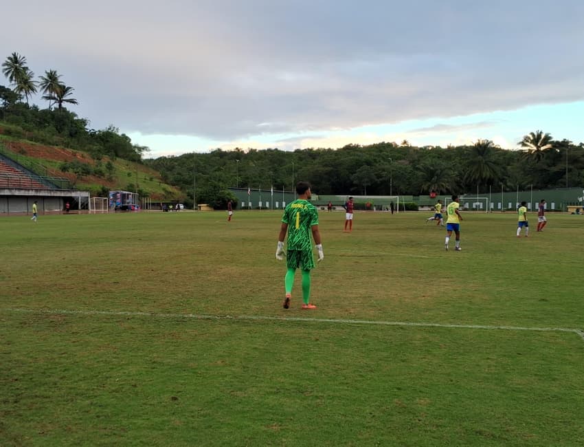 Bruno Samudio em ação contra o Bahia (Foto: Rafael do Carmo / Lance!)