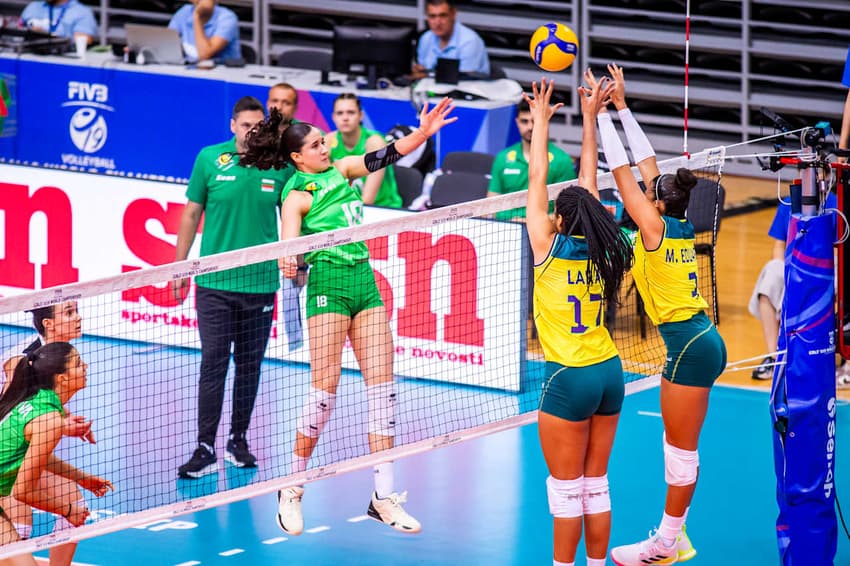 Brasil x Bulgária, pelas quartas de final do Mundial de vôlei feminina sub-19 (foto: volleyballworld)