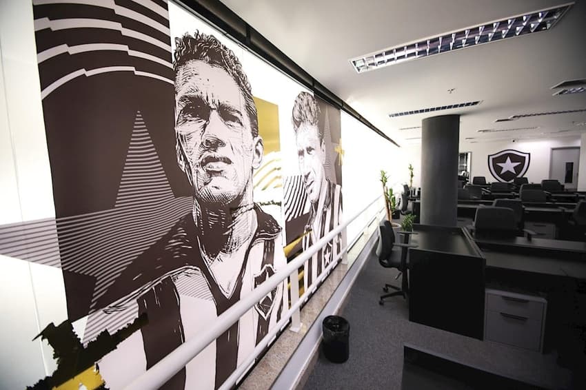 Novo escritório da SAF do Botafogo no Nilton Santos (Foto: Divulgação/Botafogo)