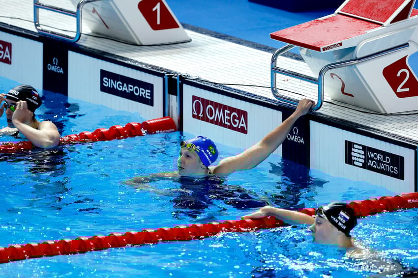 Stephanie Balduccini parou nas eliminatórias dos 100m livre