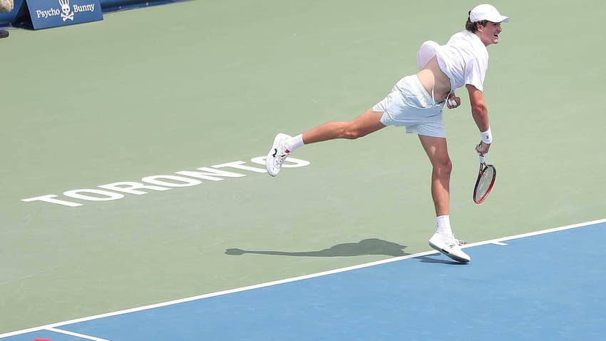 João Fonseca em treino em Toronto (Andrew Eichenholz/ATP Tour)