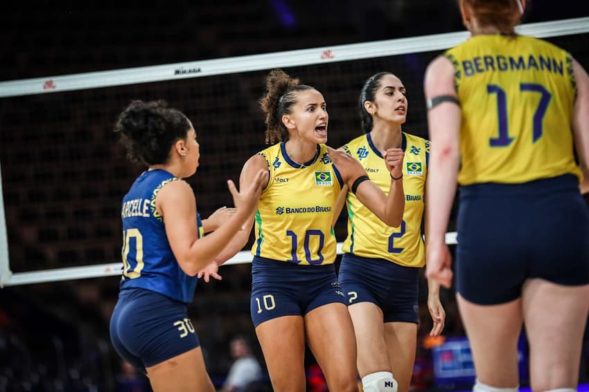 Brasil reencontra Japão na semifinal da VNL feminina