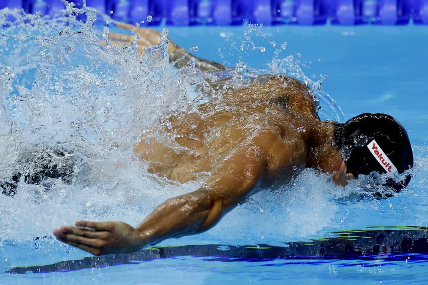 Guilherme Caribé em estreia no Mundial de Esportes Aquáticos de Singapura (Foto: Satiro Sodré/SSPress/CBDA)