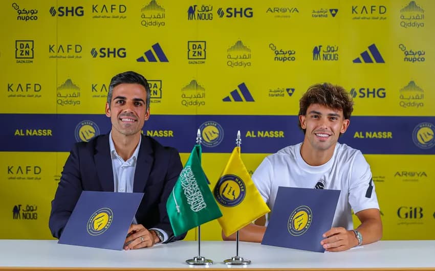 Mercado da Bola João Felix assinou contrato com o Al-Nassr até 2027 (Foto: Divulgação)