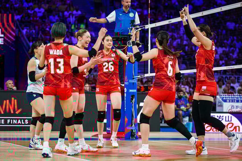 Japão é o atual vice-campeão da VNL feminina
