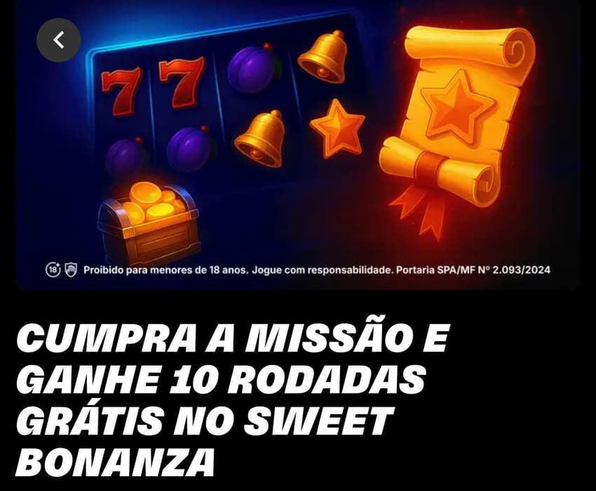 Captura de tela de missão da KTO com premiação sem rollover