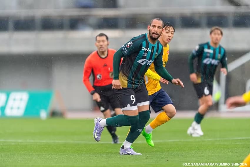 Rafael Furtado em ação pelo Sagamihara (Foto: Reprodução/Sagamihara)
