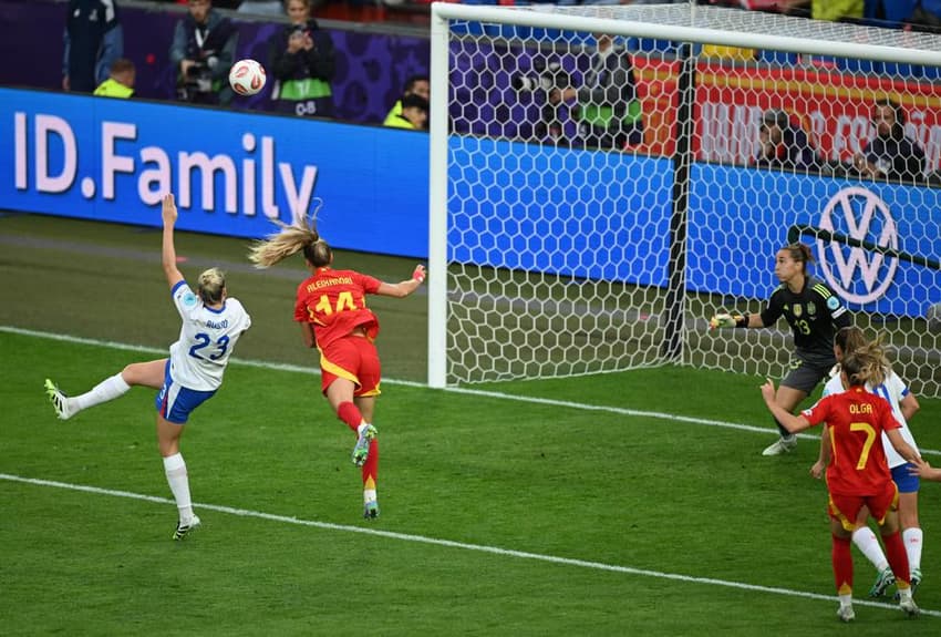 Russo garante empate inglês na final da Eurocopa Feminina. (Foto: UEFA/Divulgação)