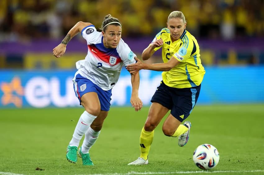 Inglaterra e Suécia pelas quartas de final da Eurocopa Feminina. (Foto: UEFA/Divulgação)
