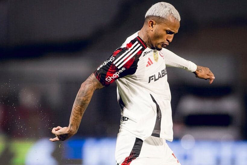 wesley em Flamengo x Bragantino