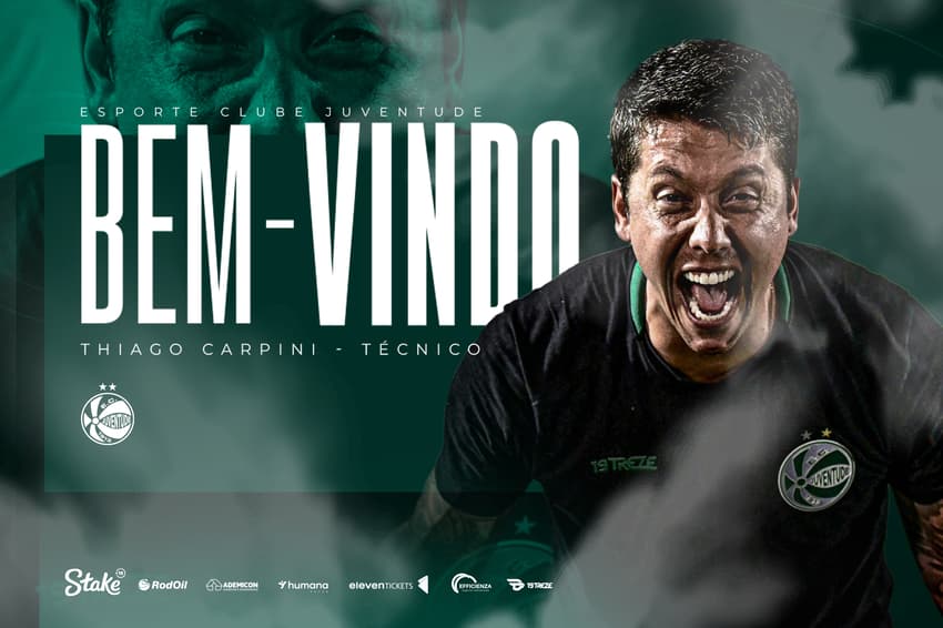 Thiago Carpini é o novo técnico do Juventude (Foto: Divulgação)