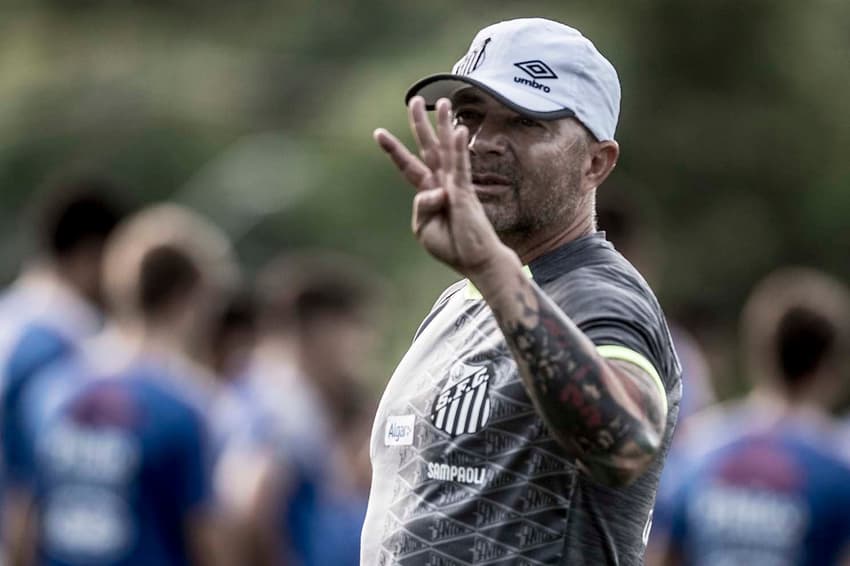 Sampaoli fez sucesso na história recente do Santos (Foto: Ivan Storti/Santos FC)