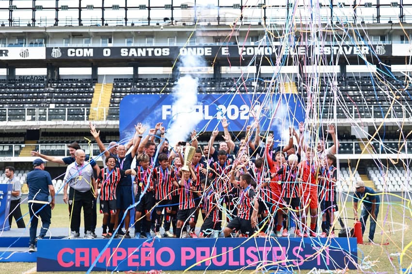 São Paulo campeão paulista sub-11 2024 paulistão