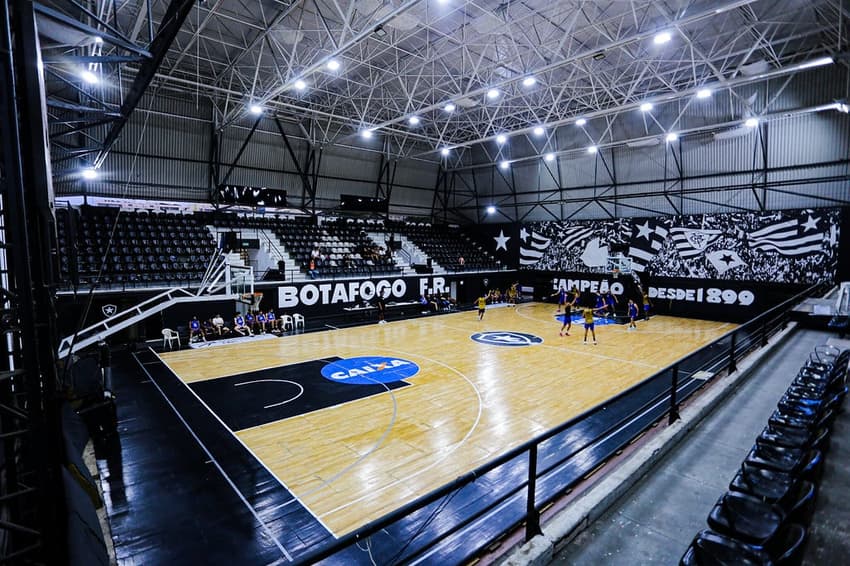 Ginásio Oscar Zelaya é a casa do Botafogo no NBB (Foto: Divulgação/Botafogo)