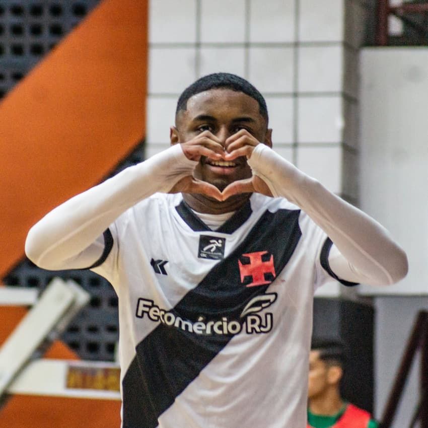 David Reis é o artilheiro do Vasco no Brasileiro de Futsal (Allan Pereira/Divulgação)