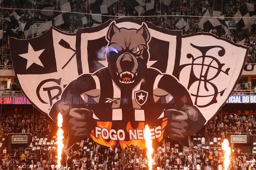 Torcida do Botafogo no Niton Santos (Foto: Vítor Silva/Botafogo)
