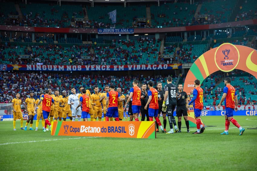 Bahia e Retrô na Arena Fonte Nova (Foto: Rafael Rodrigues / EC Bahia)