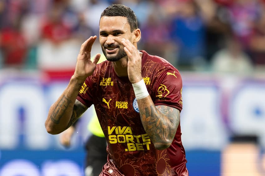 Willian José em Bahia x Fluminense (Foto: Rafael Rodrigues / EC Bahia)