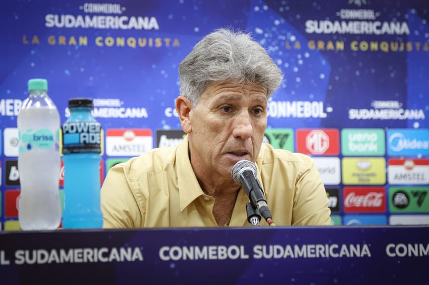 Renato Gaúcho na coletiva após América de Cli x Fluminense (Foto: Marcelo Gonçalves / Fluminense FC)