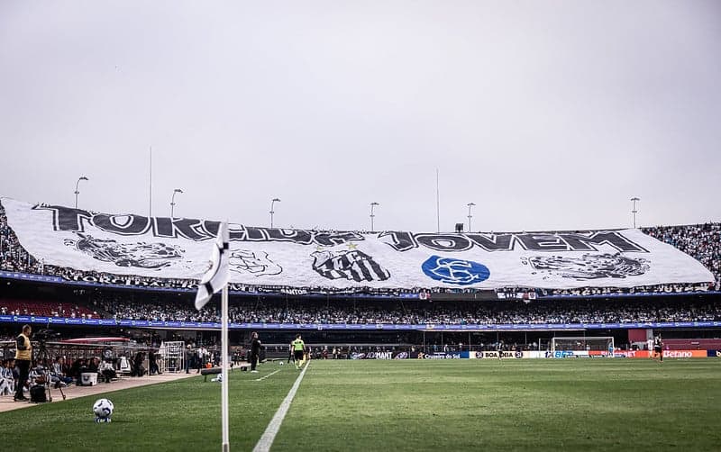 Mais de 54 mil torcedores comparecem no duelo entre o Santos e o Vasco no Morumbis, no último domingo (17), contra o Vasco. (Foto: Raul Baretta/ Santos FC)