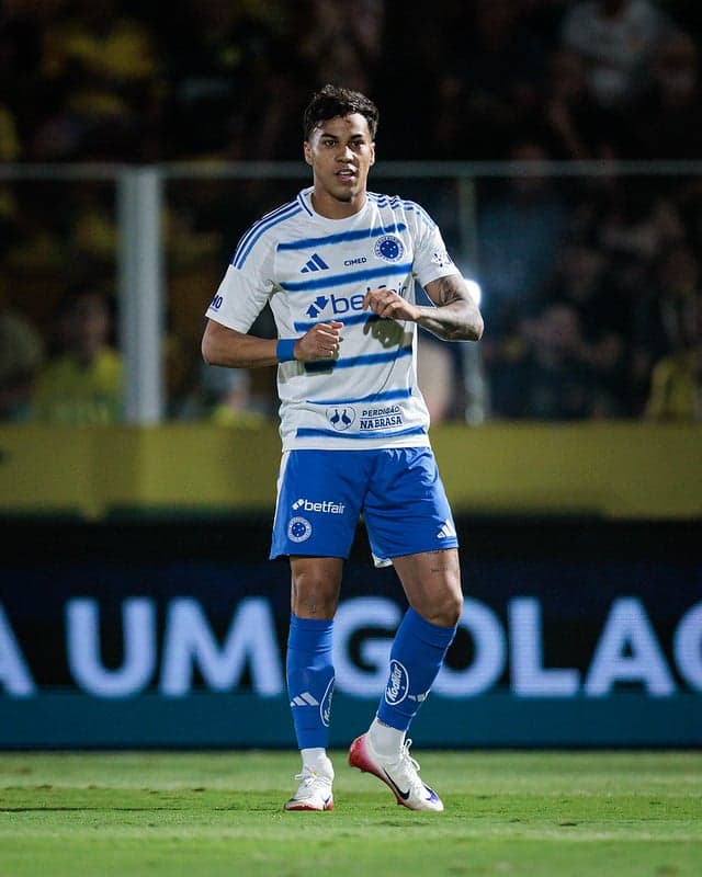 Kaio Jorge comemora gol do Cruzeiro contra o Mirassol (Foto: Rapha Marques/Cruzeiro)