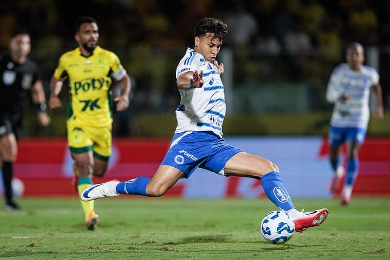Kaio Jorge marca para o Cruzeiro contra o Mirassol (Foto: Rapha Marques/Cruzeiro)