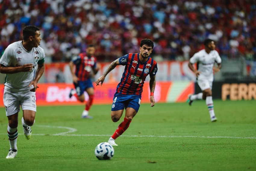 Cauly em ação contra o Fluminense (Foto: Letícia Martins / EC Bahia)