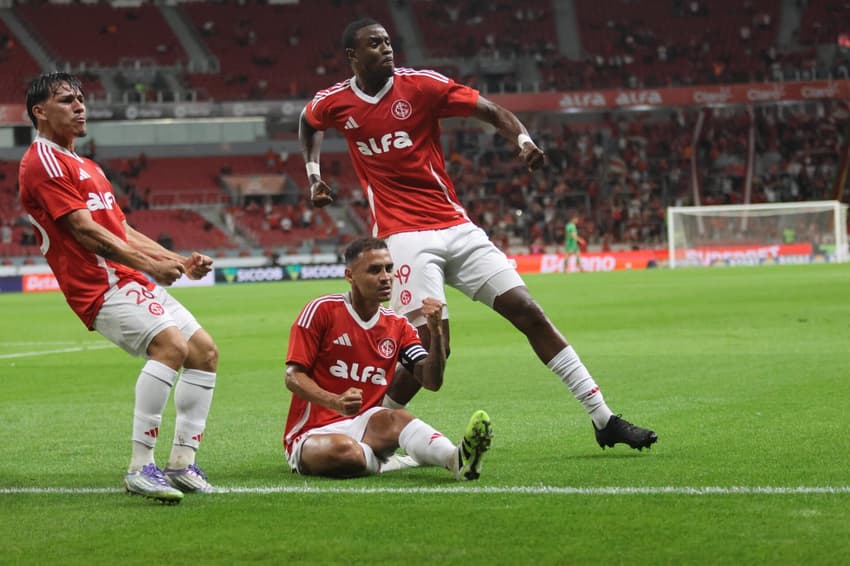 Comemoração gol do Internacional