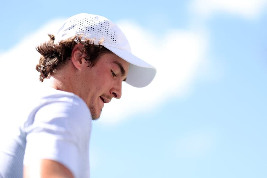 João Fonseca na derrota para o tcheco Tomas Machac no US Open (FOto: ELSA / GETTY IMAGES NORTH AMERICA / Getty Images via AFP)