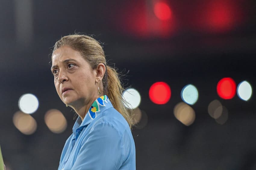 Leila Pereira, presidente do Palmeiras, detonou postura do Flamengo (Foto: Thiago Ribeiro/AGIF)