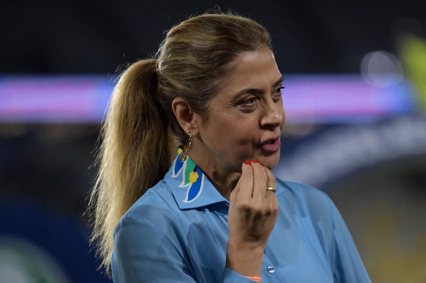 Leila Pereira, presidente do Palmeiras (Foto: Thiago Ribeiro/AGIF)