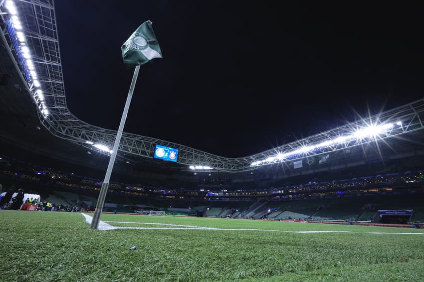 Allianz Parque, estádio do Palmeiras, terá capacidade reduzida no duelo contra o RB Bragantino (Foto: Ettore Chiereguini/AGIF)