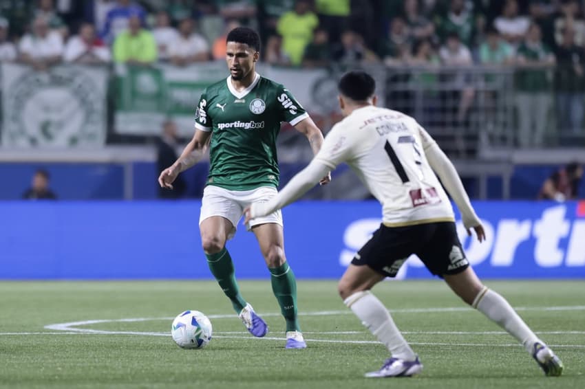 Palmeiras eliminou o Universitario, do Peru, nas oitavas de final da Copa Libertadores (Foto: Marcello Zambrana/AGIF)
