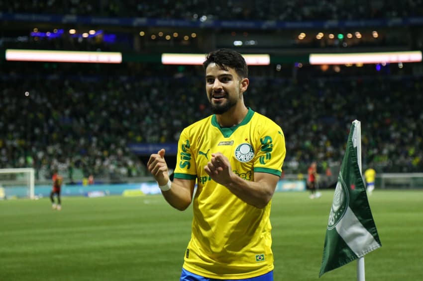Flaco López, atacante do Palmeiras