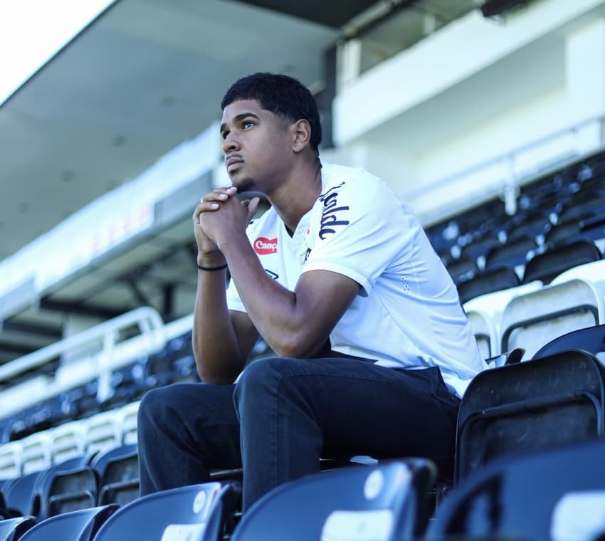João Ananias foi campeão do Paulista Sub-17 em 2024. (Foto: Reinaldo Campos/ Santos FC)