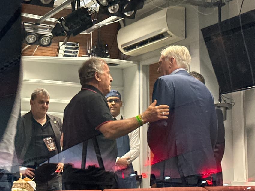 Ancelotti Zico Flamengo Internacional