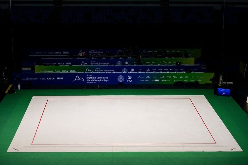 Arena Carioca pronta para receber o Mundial de Ginástica Rítmica de 2025 (Foto: Melogym/CBG)