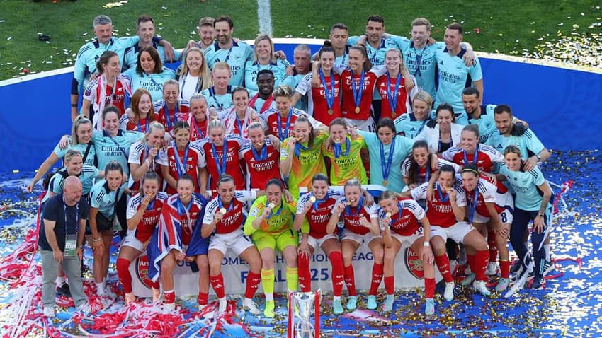 Arsenal é o atual campeão da Champions League Feminina