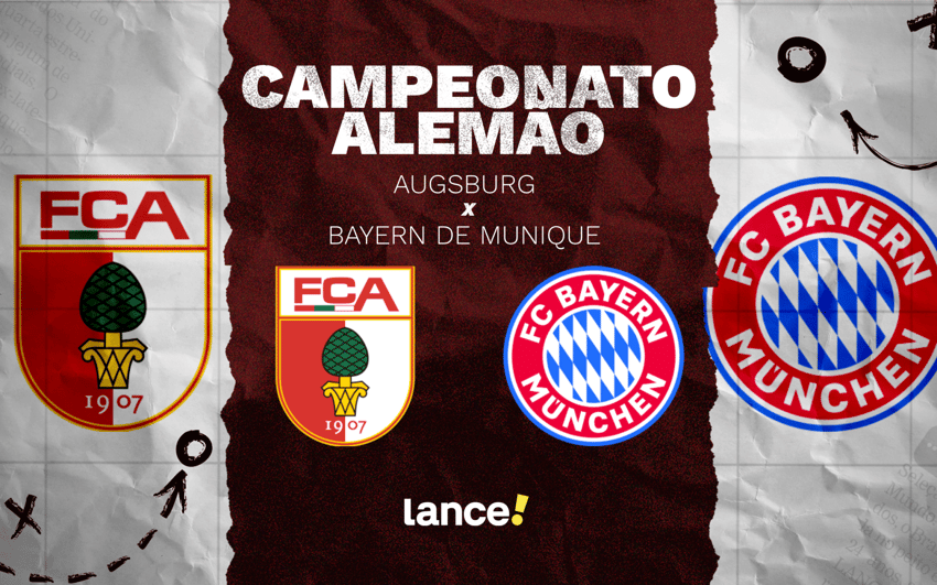 Augsburg x Bayern de Munique pela Bundesliga (Arte: Lance!)