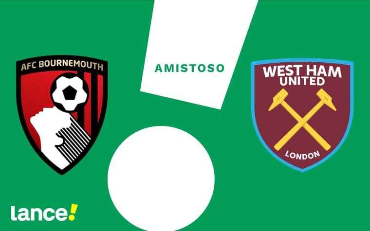 Bournemouth x West Ham em amistoso pela Premier League Summer Series (Arte: Lance!)