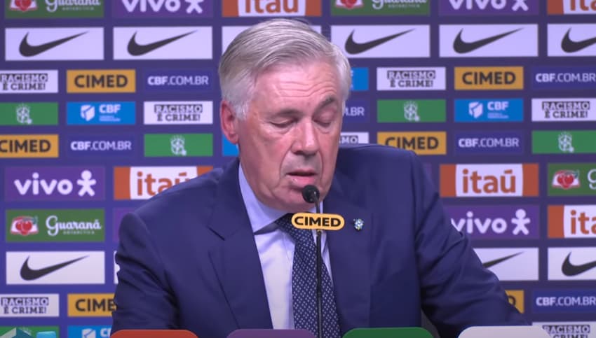 Carlo Ancelotti convoca Seleção Brasileira pela 2ª vez