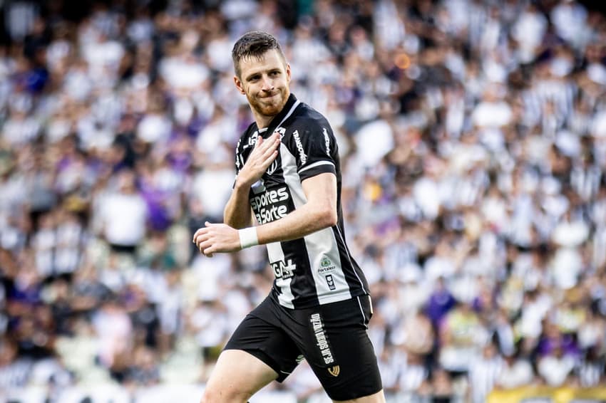 Aylon na partida entre Ceará e RB Bragantino, pelo Brasileirão (Foto: Gabriel Silva/Ceará SC)