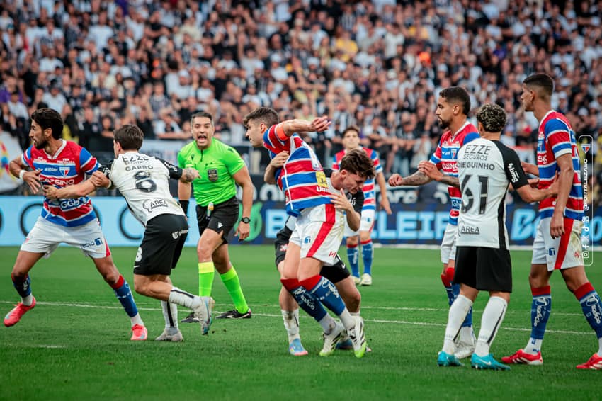 Partida entre Corinthians e Fortaleza, pelo Brasileirão (Foto: Mateus Lotif/Fortaleza EC)