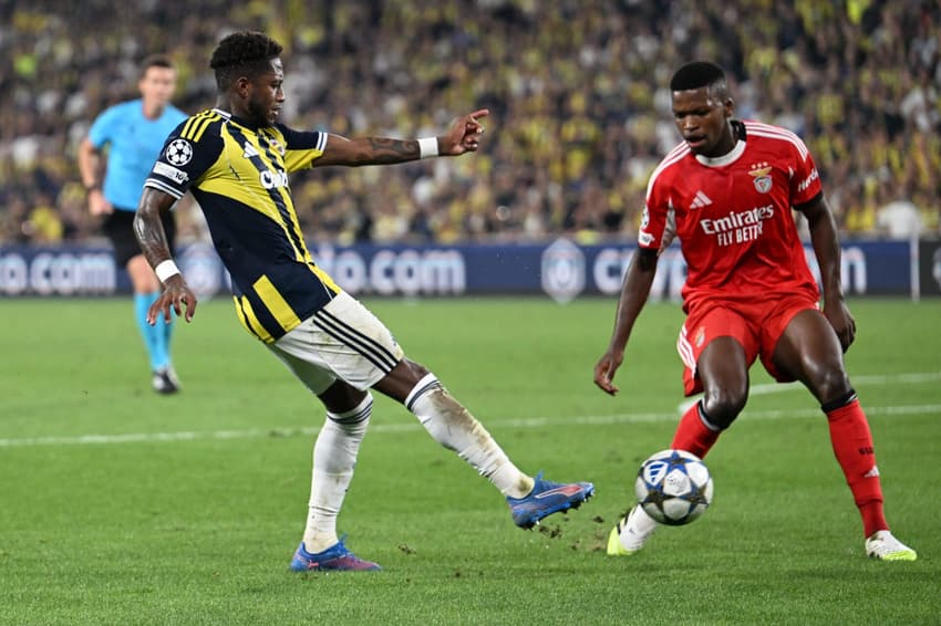 Fenerbahçe e Benfica empataram por 0 a 0 pela Champions League (Foto: Ozan KOSE/AFP)